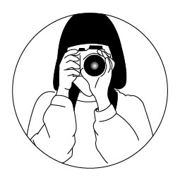 モノクロイラスト作成します。似顔絵などます シンプルなアイコン、似顔絵をお求めの方！ イメージ1