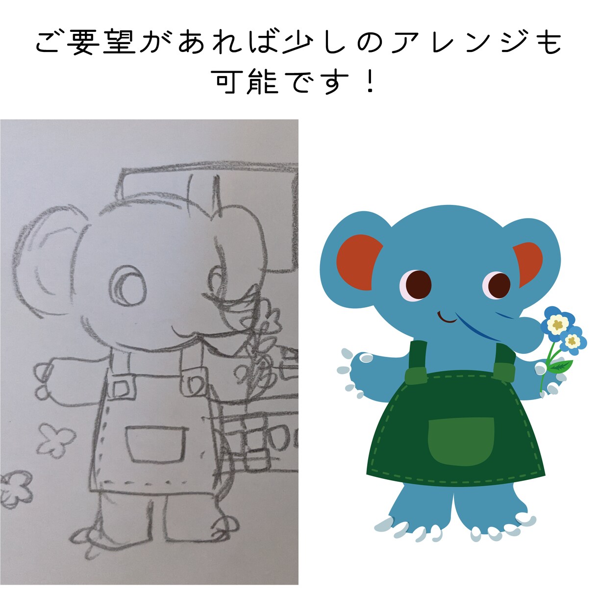 手描きのイラストやロゴをaiデータ化します 写真や画像でOK！モノクロのものでもカラーにできます！ イメージ2
