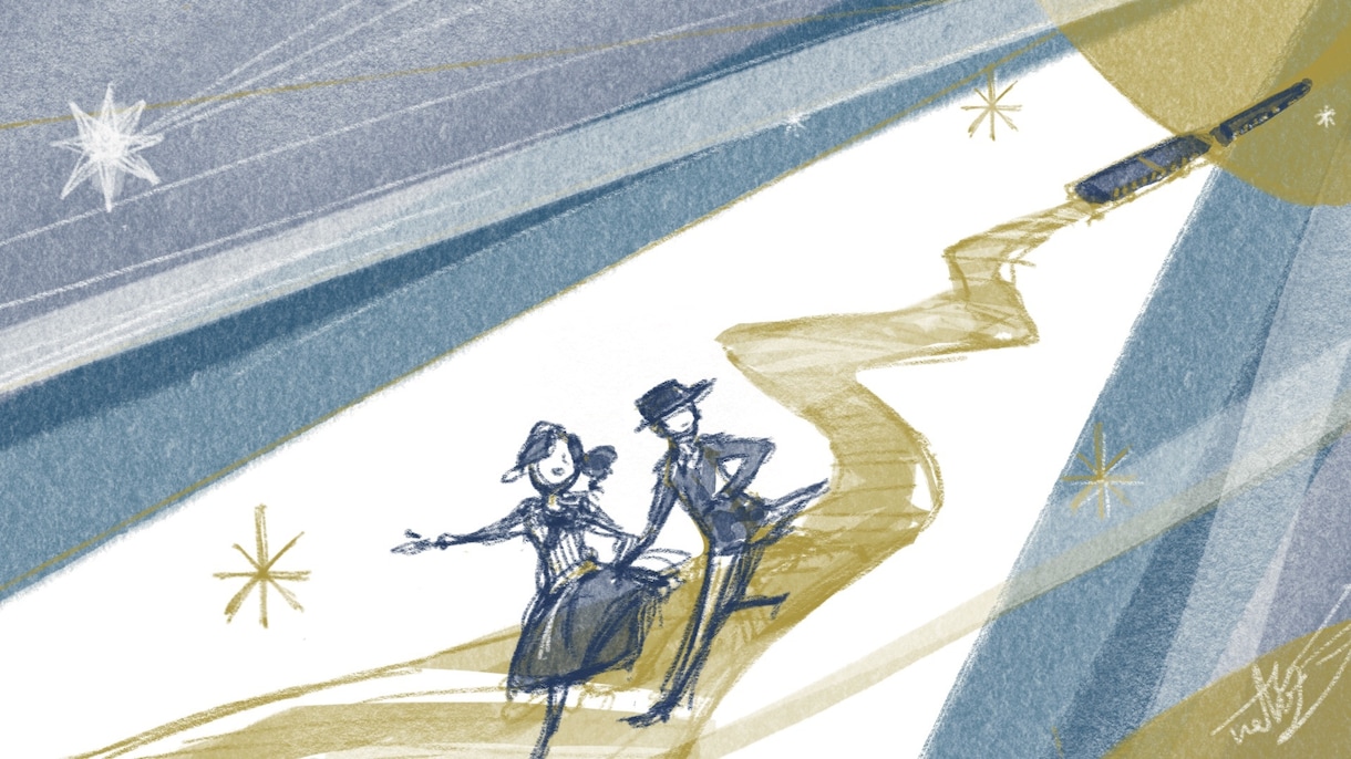 外国の絵本のようなイラスト描きます ファンタジーとレトロ感のあるイラストです。 イメージ7