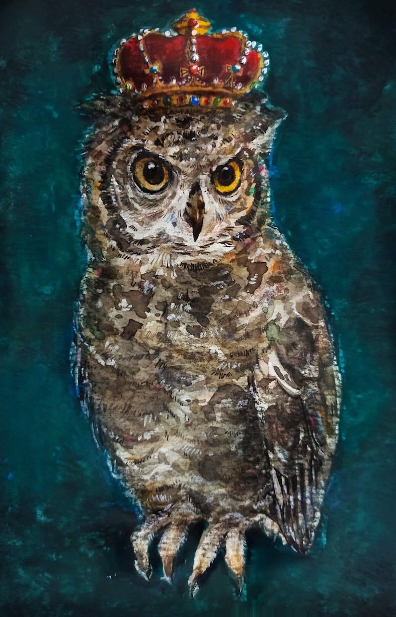 ペット、動物を絵本挿し絵のイラスト風に手描きします 手描きの水彩画、アクリル画のイラスト原画をお探しの方へ イメージ5