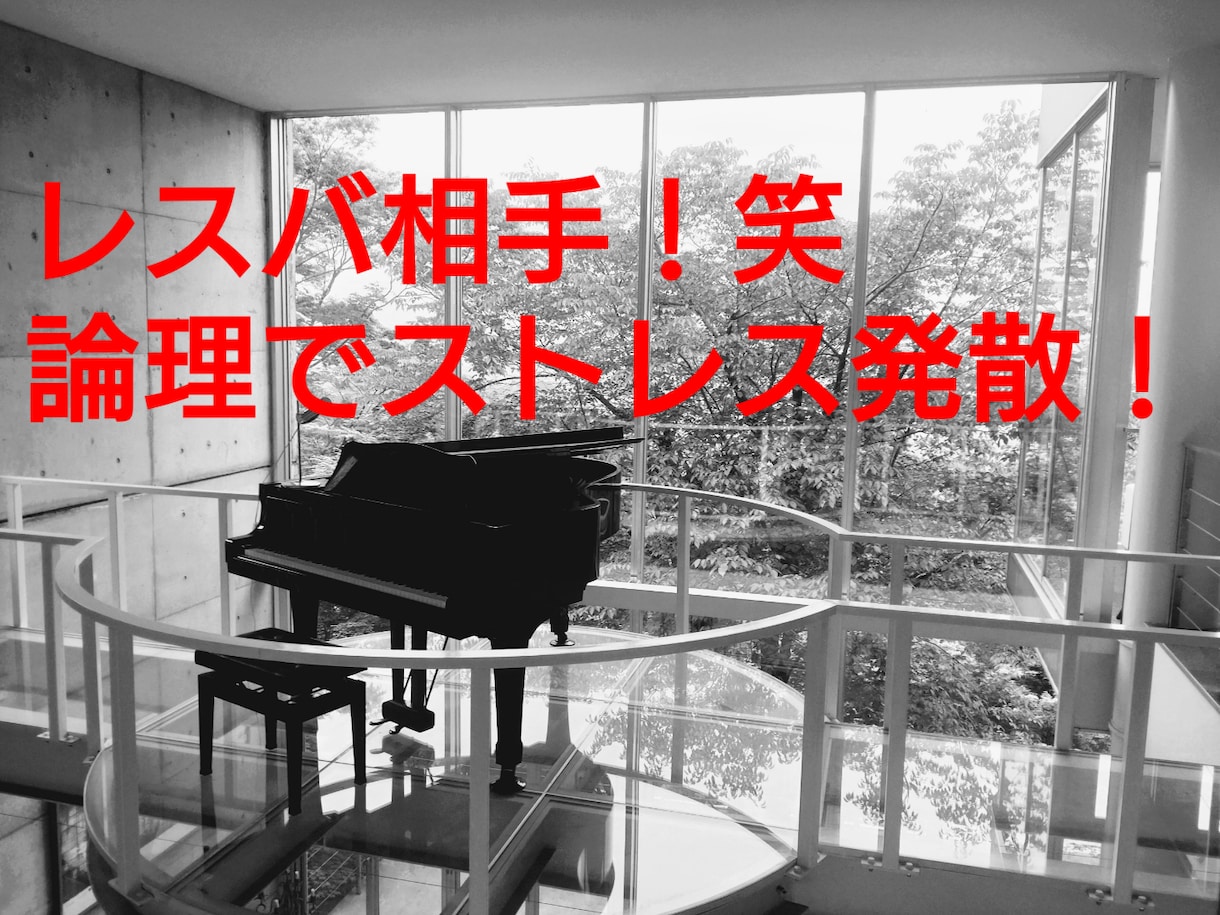 言葉のサンドバッグ！レスバ相手になります あなたの論理的思考で私とレスバ！言い負かしてストレス発散！ イメージ1