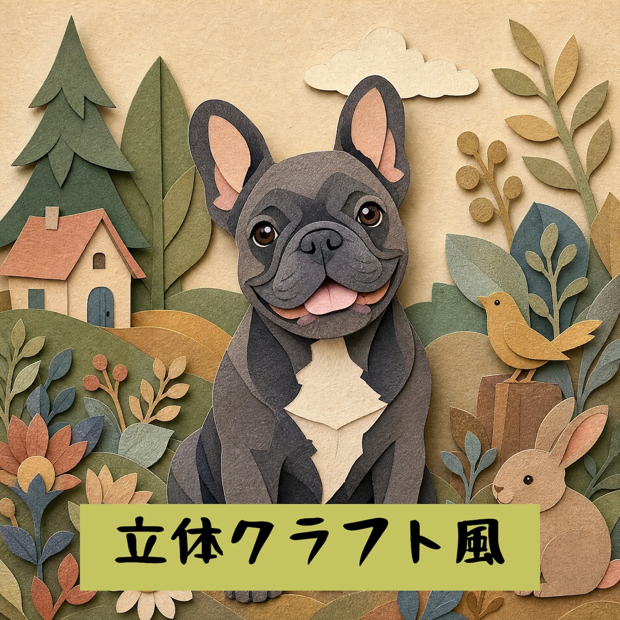 写真を絵本風に変換します 選べる4つのスタイル！（クレヨン・水彩・チョーク・切り絵） イメージ5