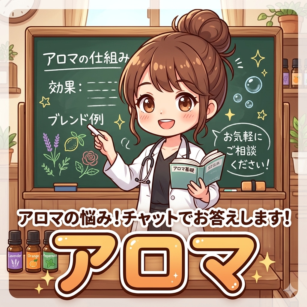 もう迷わない！あなたに最適なアロマをお伝えします 一歩踏み出せない初心者さん歓迎！3往復でアロマを日常の味方に イメージ1