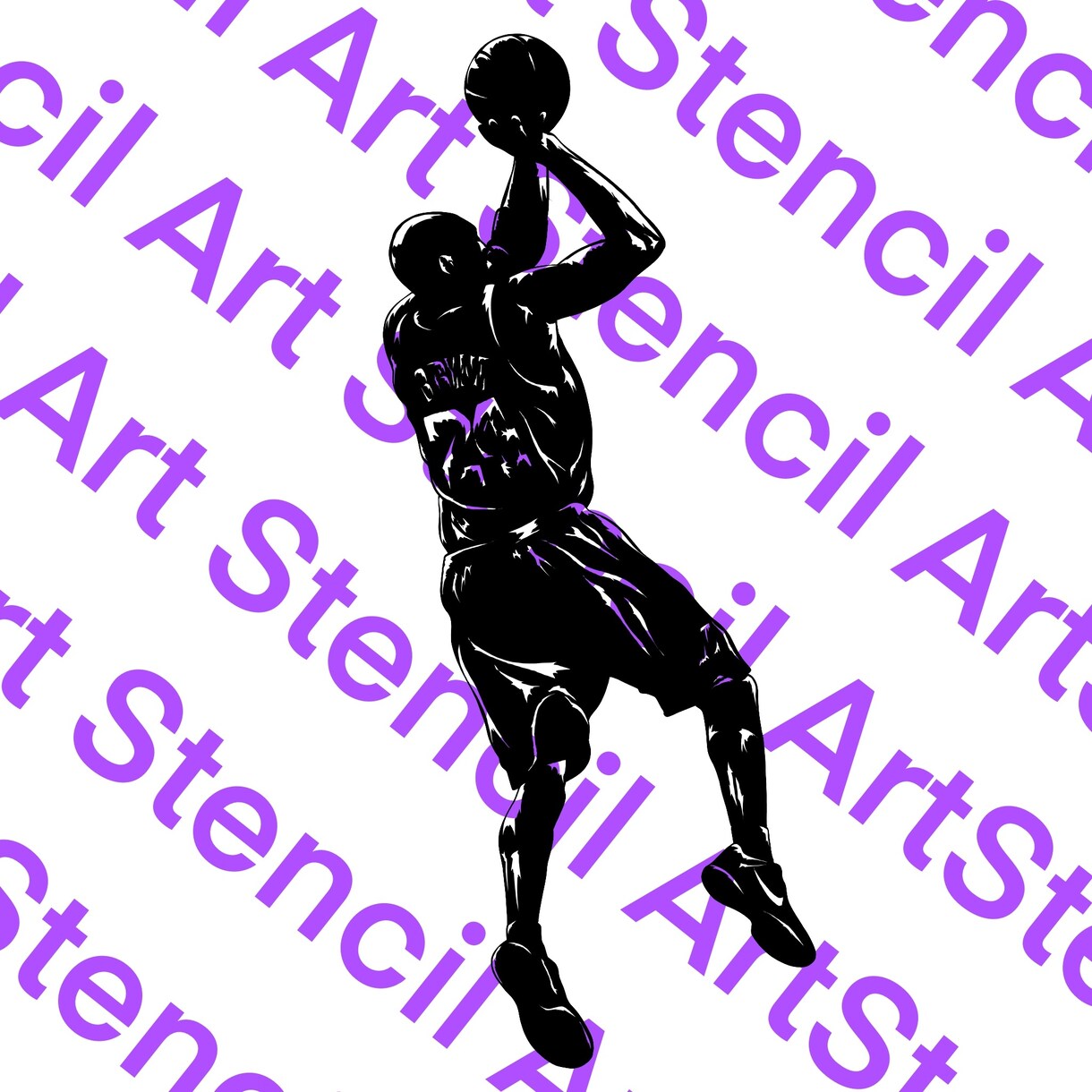 写真からあなただけの素敵なシルエットアート作ります スポーツの活躍した瞬間などを一枚の絵に！ポスターや贈り物に！ イメージ5