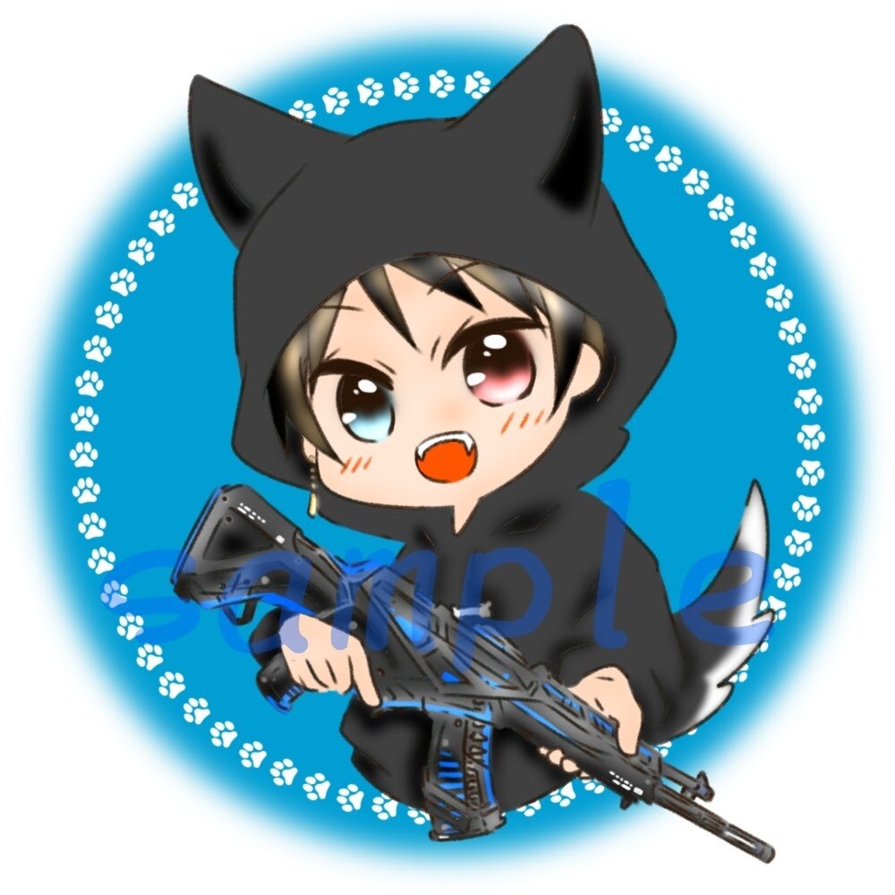 かわいいちびキャライラストご制作します 背景あり・背景透過の２点セットでこのお値段！ イメージ5