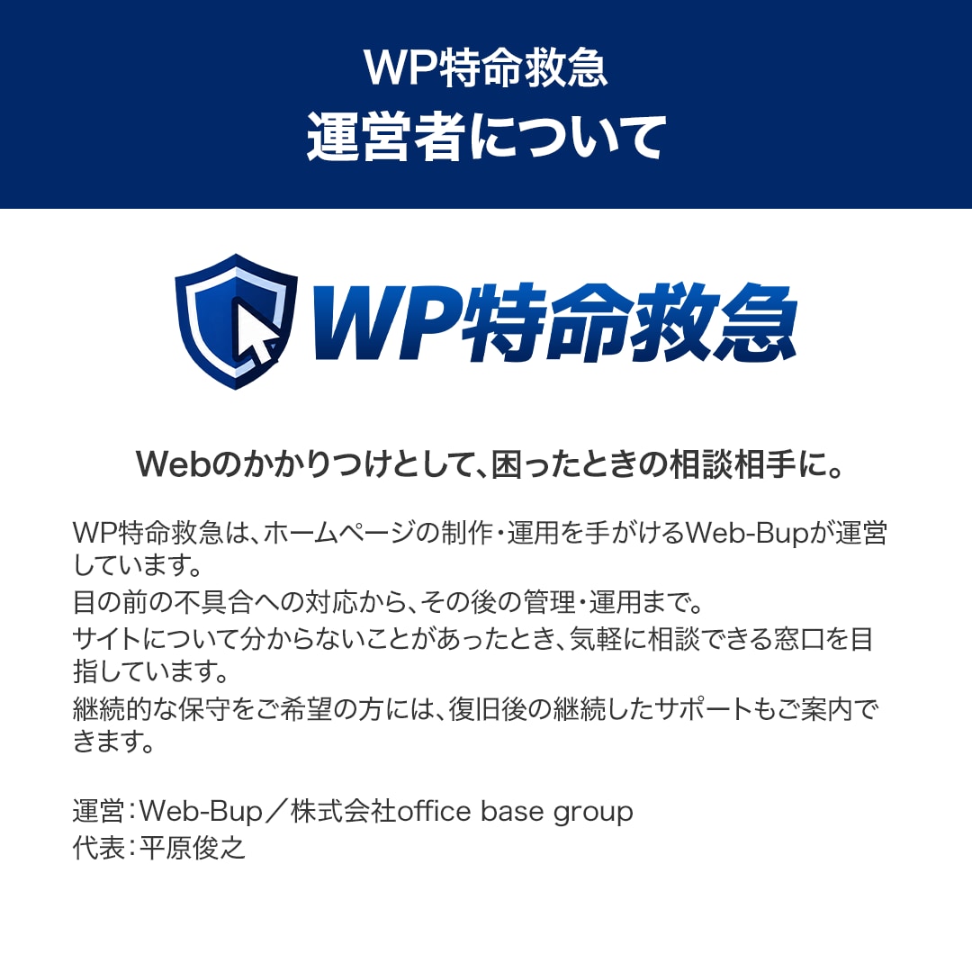 WordPressの不具合・エラーの原因調査します 原因不明・他社制作もOK！必要な対応まで詳しくご報告 イメージ10