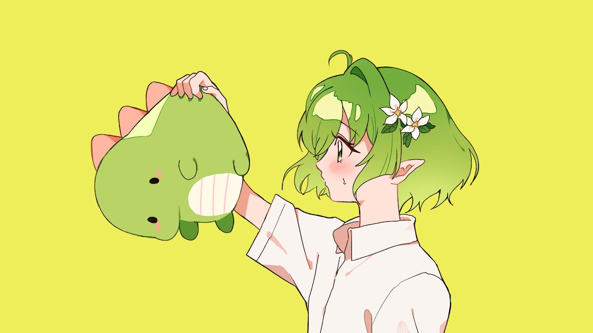 平成レトロポップなイラスト描きます レトロでポップなバストアップを描きます！ イメージ5