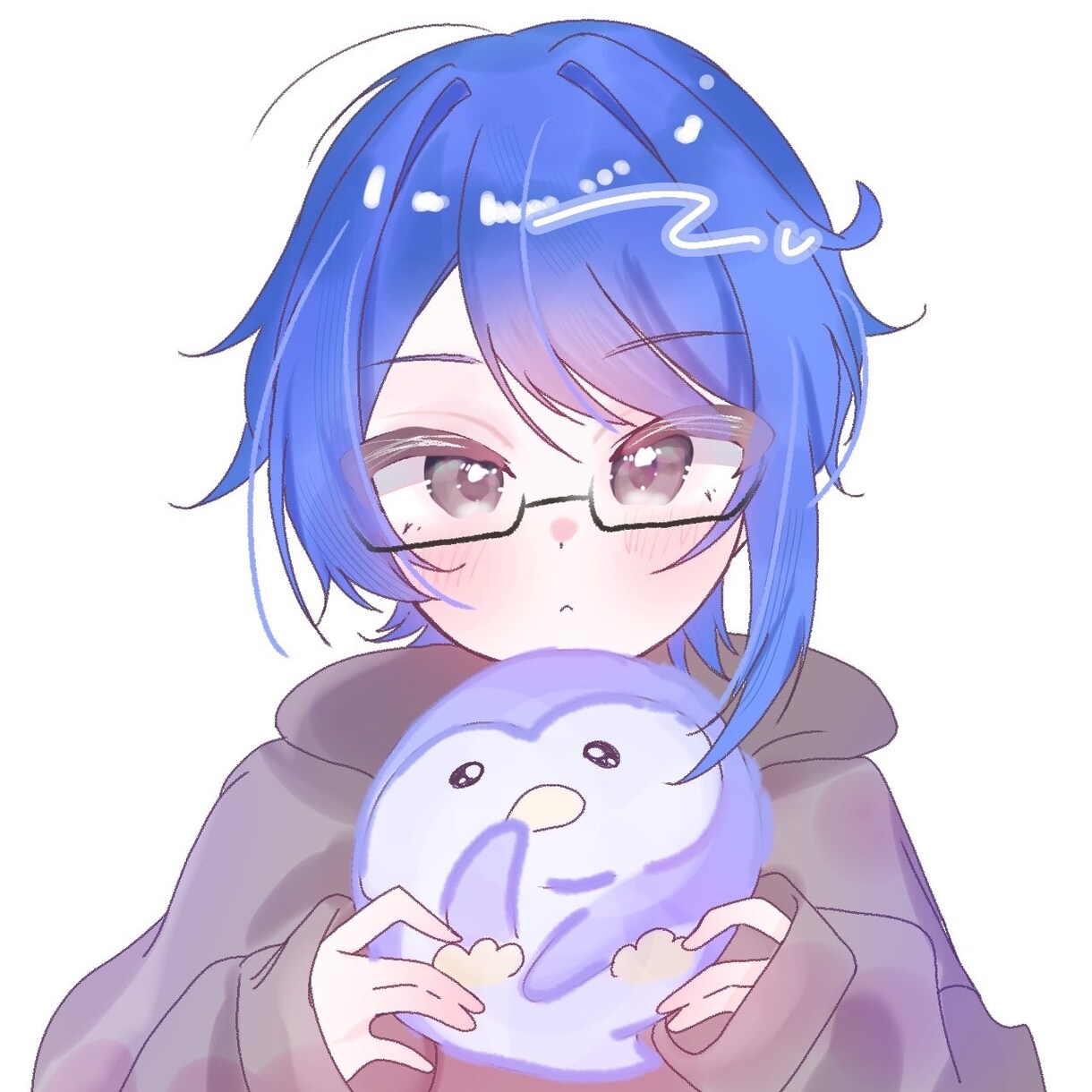 世界で1枚だけのSNS用アイコンお描きします キラキラしていて可愛い女の子のイラストをお描きします。 イメージ2