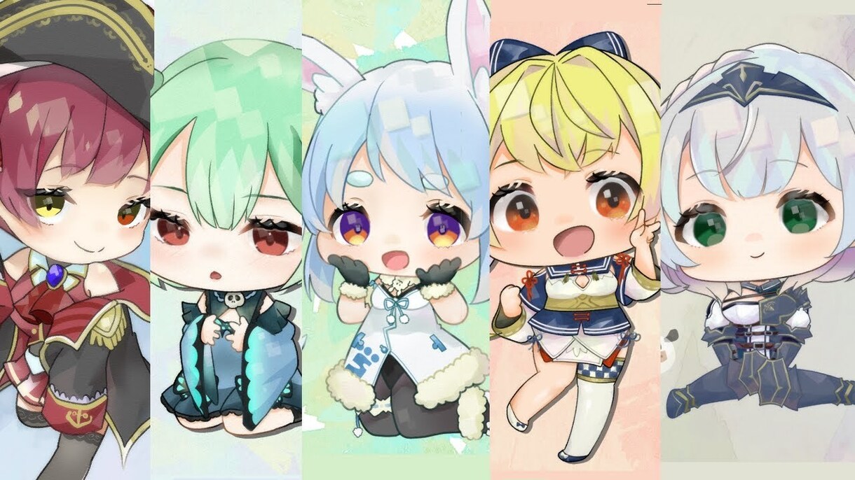 ほんわか可愛い！ミニキャラ・SDキャラ描きます アイコン、グッズ、サムネイル、プレゼントにおすすめです！ イメージ6