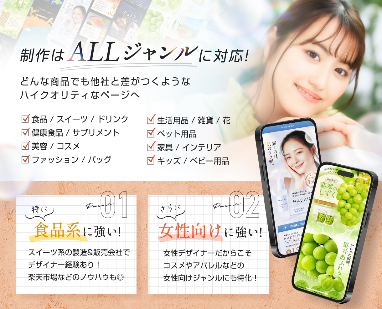 ハイクオリティなLPを制作します ◎ コーディング対応！◎写真撮影対応！ イメージ2