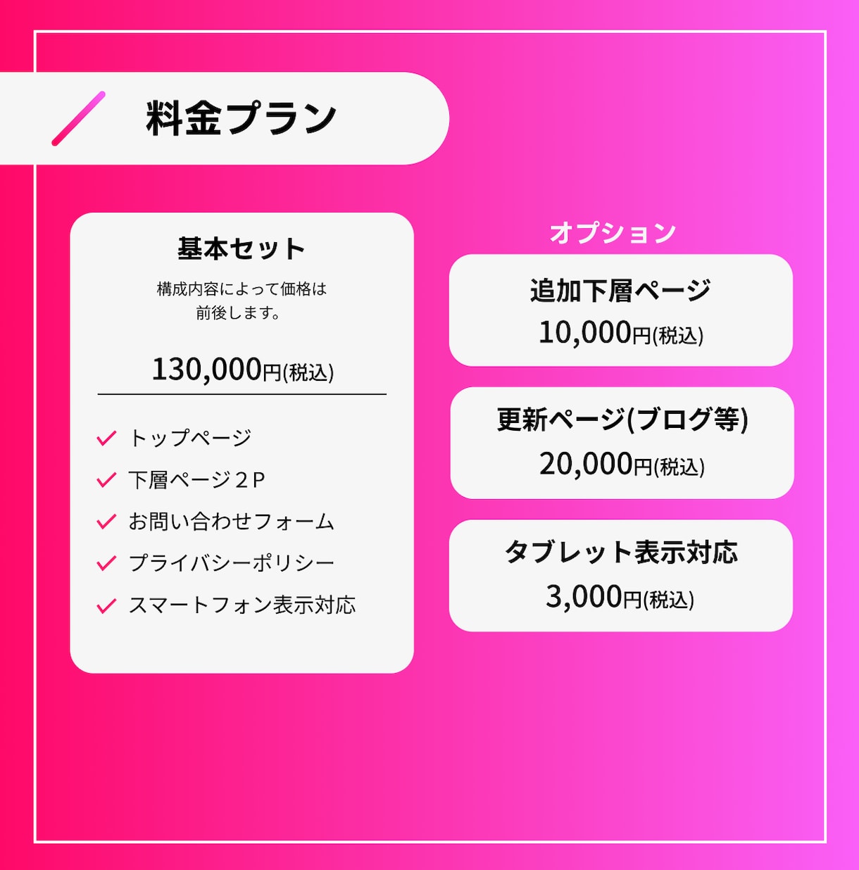 あなたの理想のHP(ホームページ)制作します 丁寧なヒアリング・安心の修正無制限で、理想のHPを制作します イメージ2