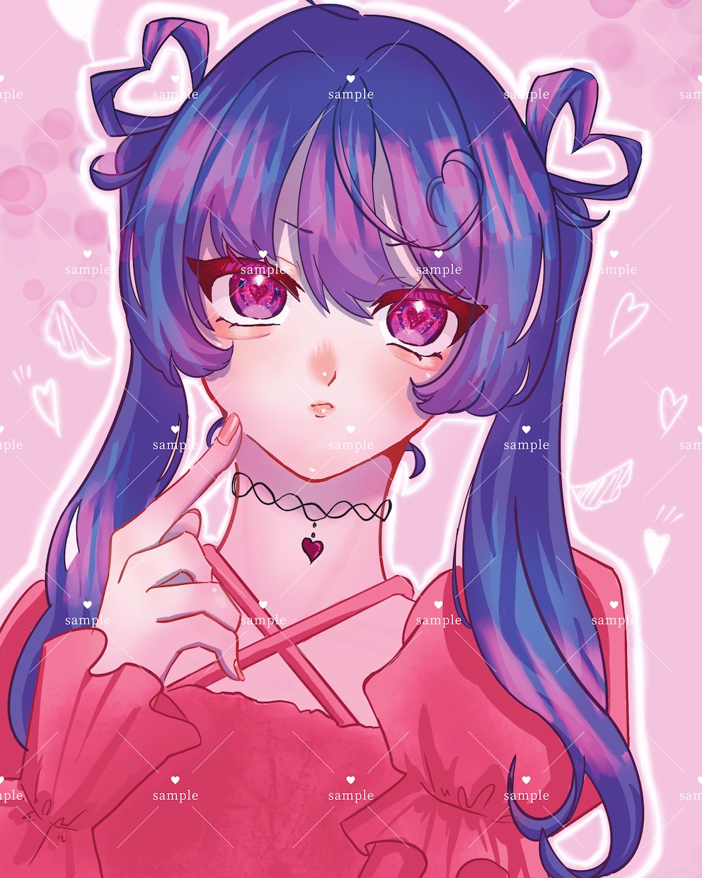 かわいい・綺麗な女の子、ショタを描きます 商用利用可能！オリキャラの1枚絵、ヘッダーなどイラスト イメージ1