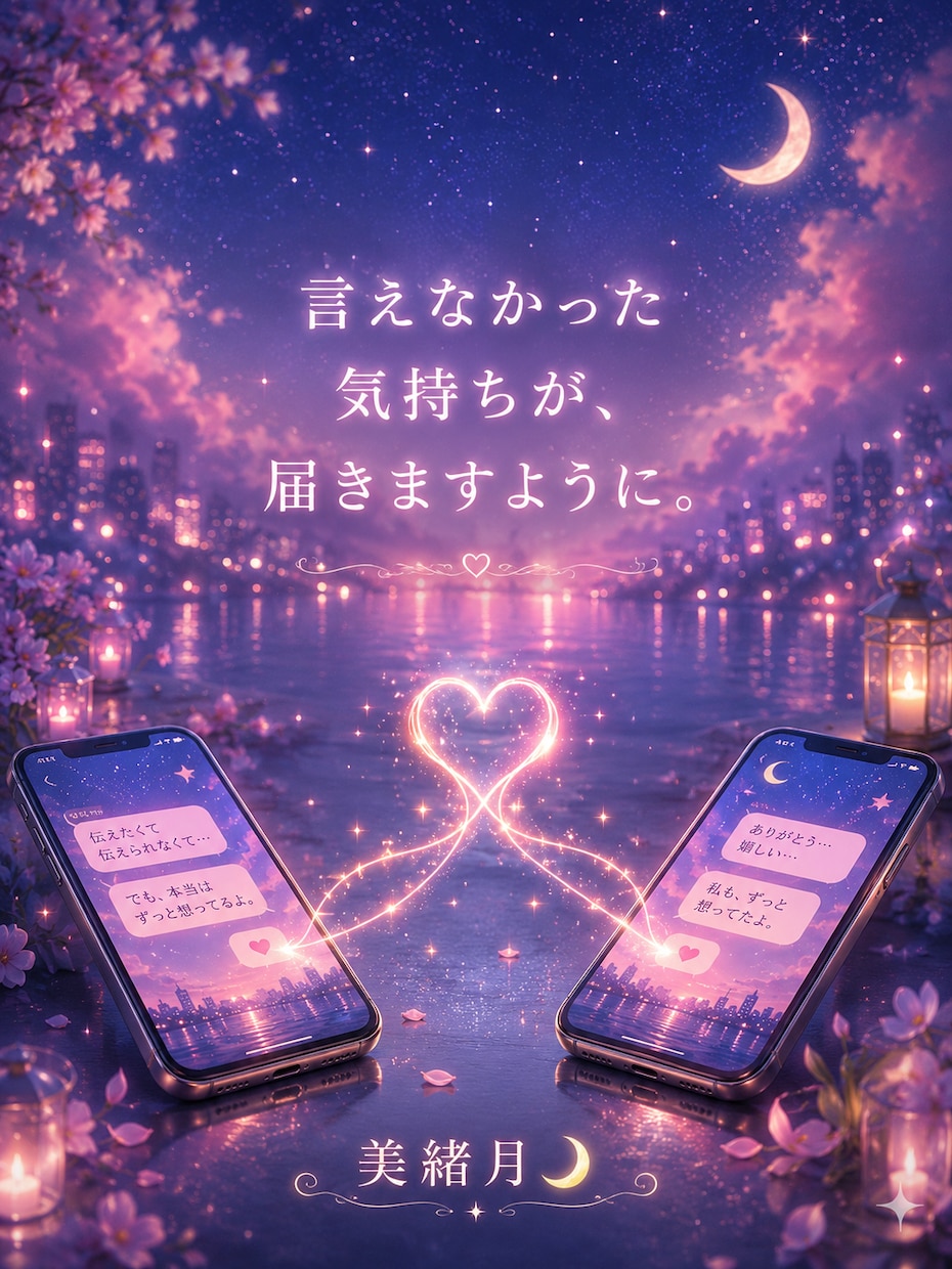 言葉にならない恋心をLINE一通にします まとまらない本音を、あなたの声のまま一通へ イメージ3