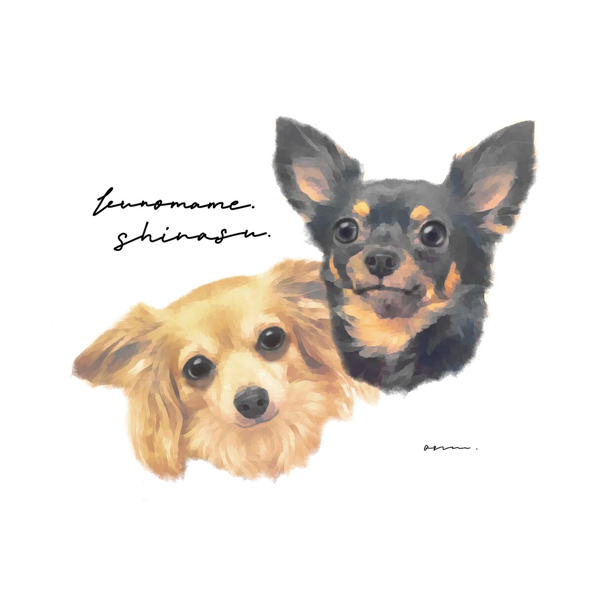 ほんわか優しいリアルな動物イラスト描きます うちの子記念日やギフトに最適なペットの似顔絵！ イメージ8