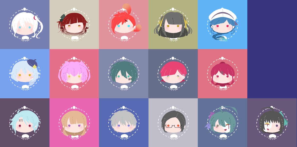 もちもちデフォルメイラスト作成します かわいいグッズやアイコンにぴったり! イメージ3