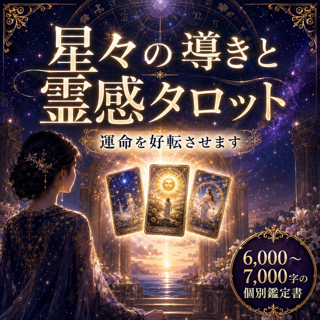 どうせなら根こそぎ弱みを大逆転！運氣を好転させます 星々の導きで流れを読み霊感タロットで現状把握。凶を覆す！ イメージ3