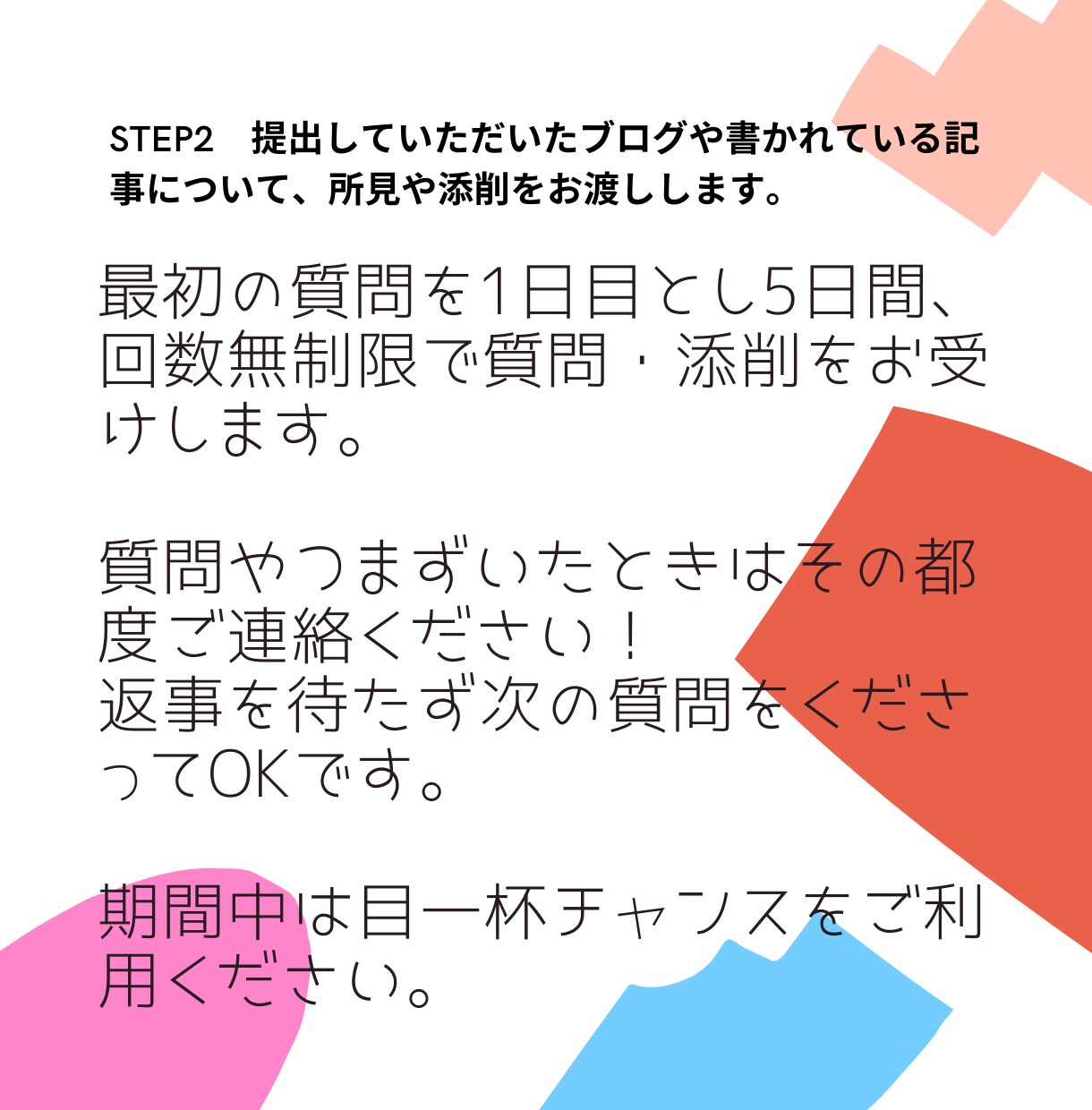 アクセスが伸びないブログにアドバイスします あなたに合わせたマニュアルやオリジナル資料プレゼント イメージ7