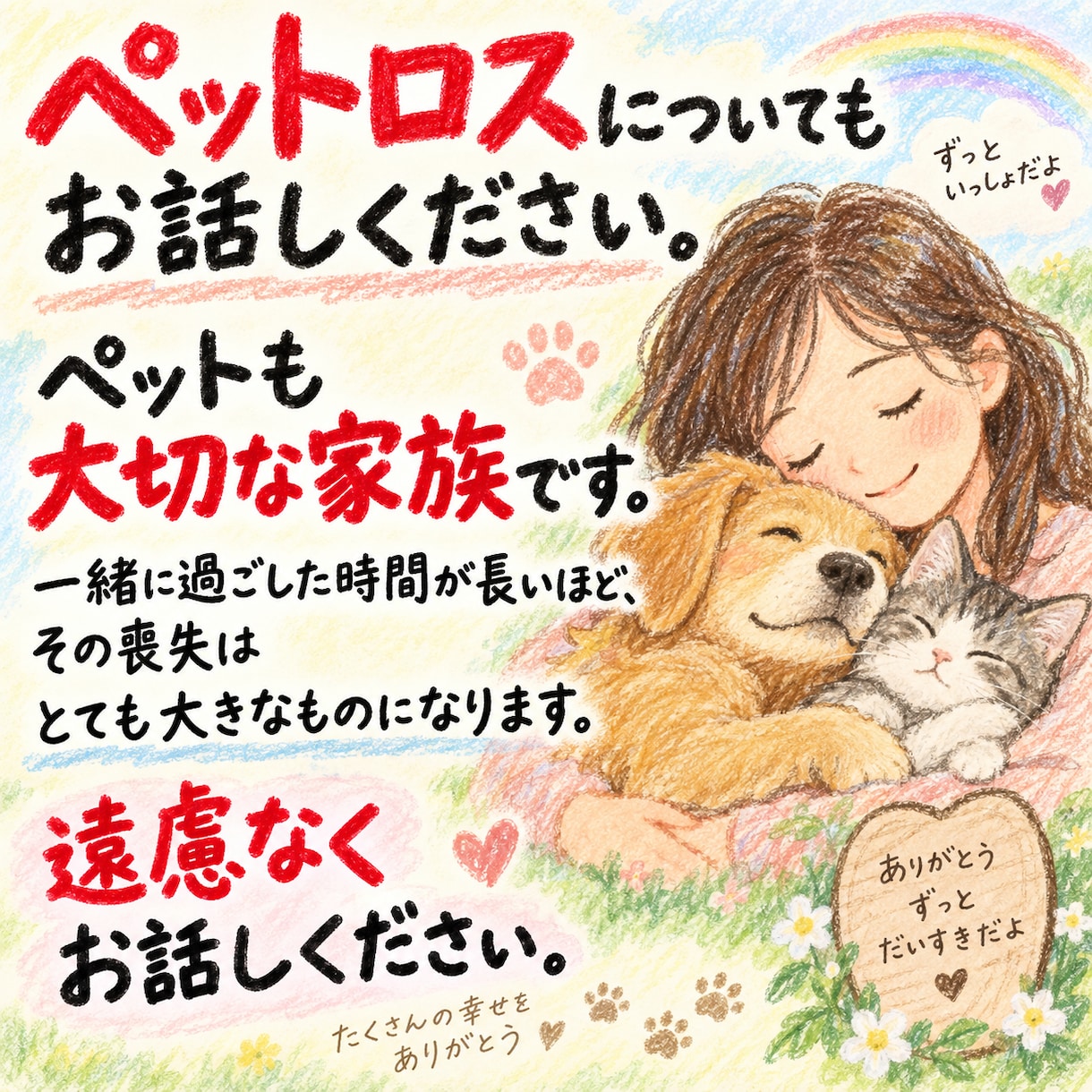 大切な人を亡くした悲しみをメッセージでお聞きします 言葉にならない悲しみに、あなたのペースで寄り添います。 イメージ9