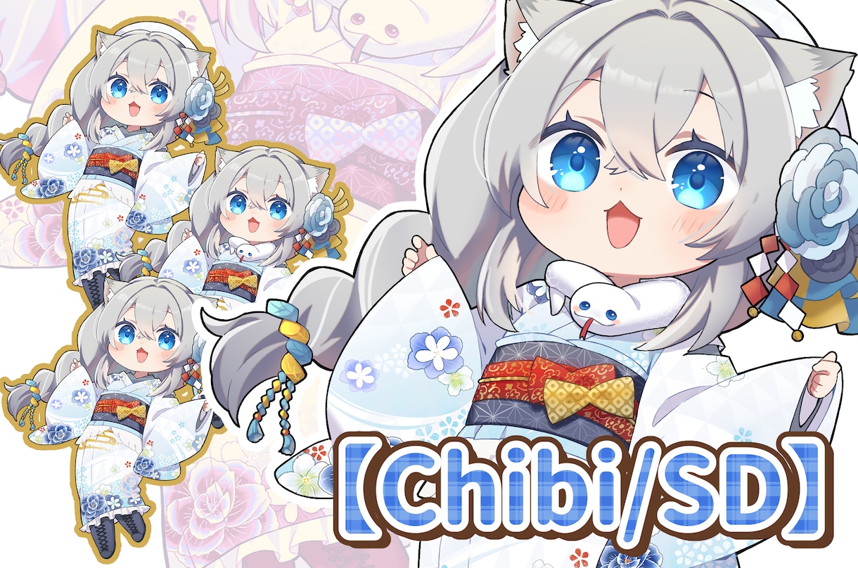商用利用ＯＫ！個性的なデフォルメイラスト描きます 個人様から企業活動者様まで、個性に合わせて制作します♪ イメージ1