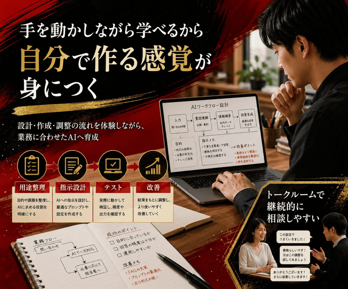 GPTsとGemsの作り方教えます 1か月間サポート!初心者でも1か月間で実用レベルへ イメージ9