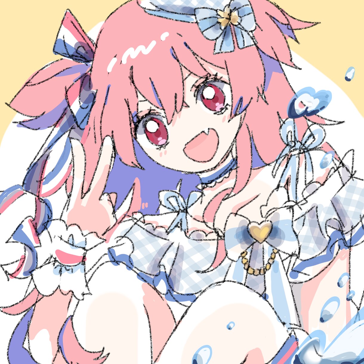 用途に合わせたイラスト描きます アイコンやサムネイルに！がんばったバージョンです イメージ1