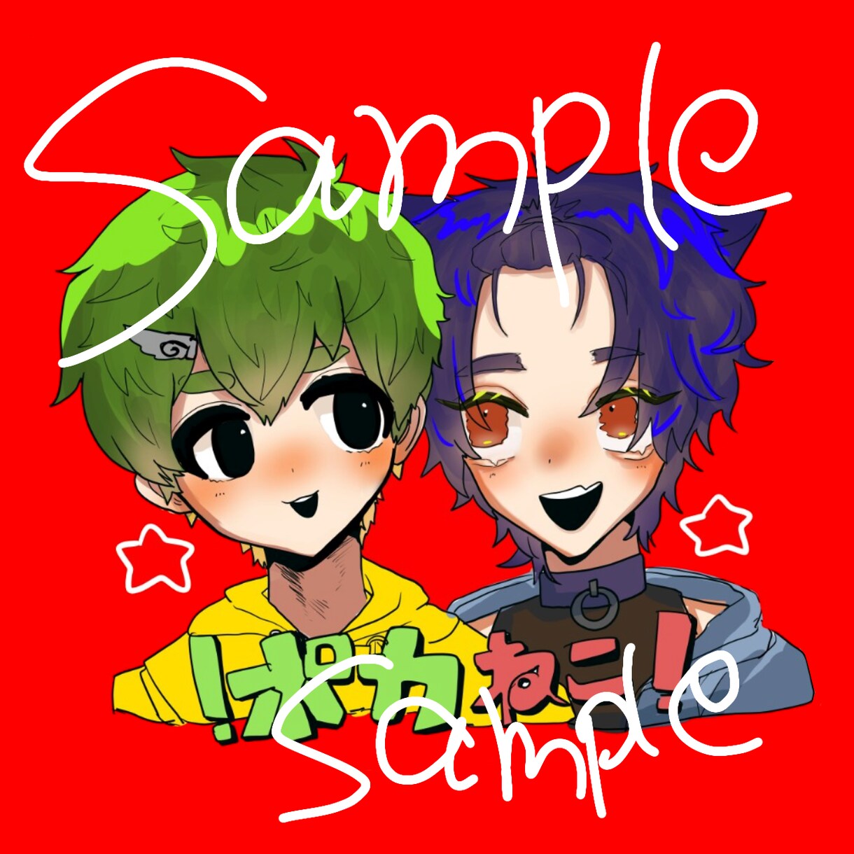 二次利用可能］NFTイラスト描きます アイコンサイズでドット絵からアニメタッチ等ラフ修正無制限！ イメージ4