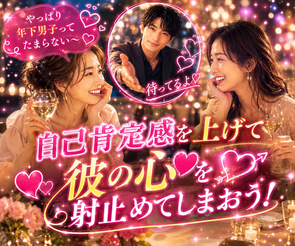 年下男性との恋愛を応援します 年下男子が好きな大人女子の恋愛の切なさを吐き出して下さい。 イメージ4
