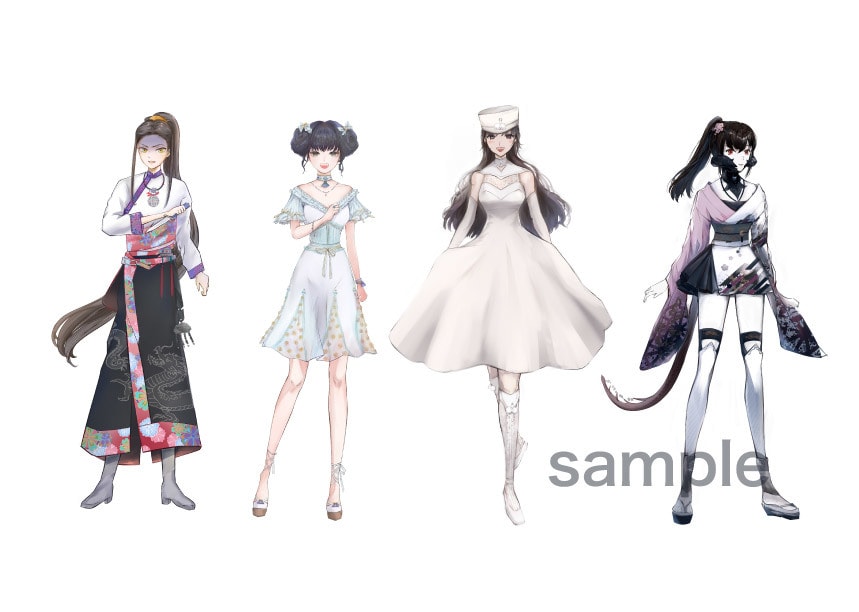 表情差分3種込！ゲーム等に使える立ち絵制作します 厚塗りで魅力あるあなただけのキャラクターを作ります！ イメージ2