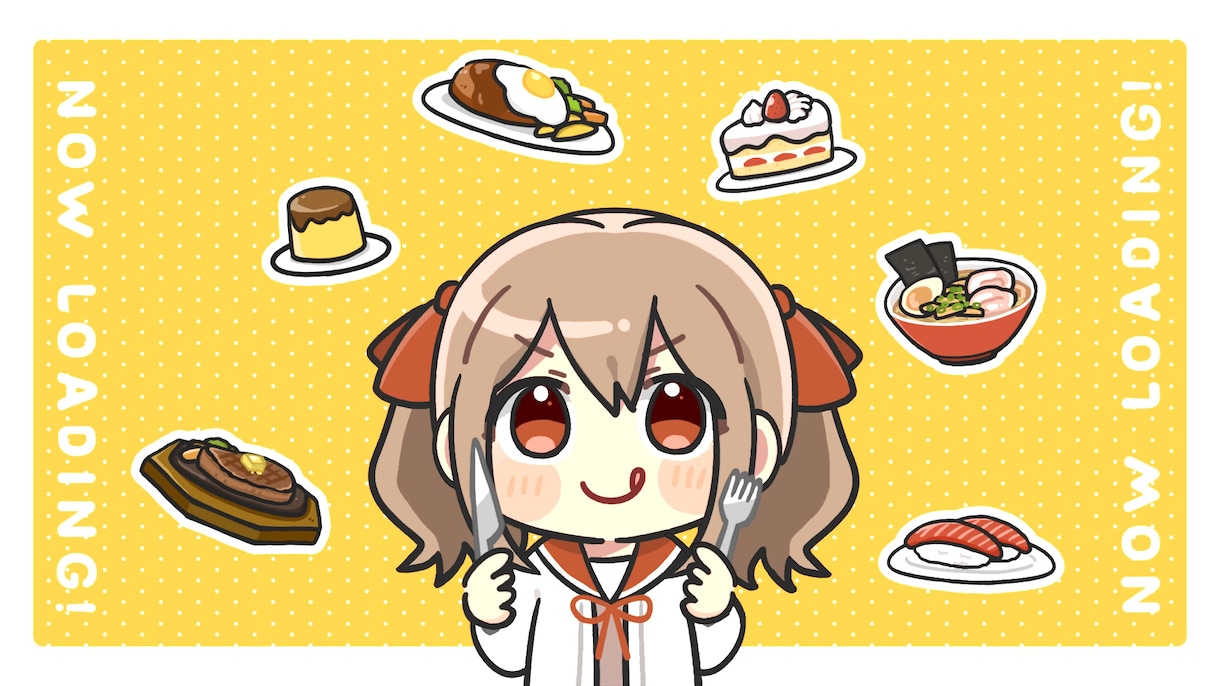 待機画面等に！キャラクターアニメーション作成します 配信者・VTUBER様におすすめ！アニメーション作成します イメージ1