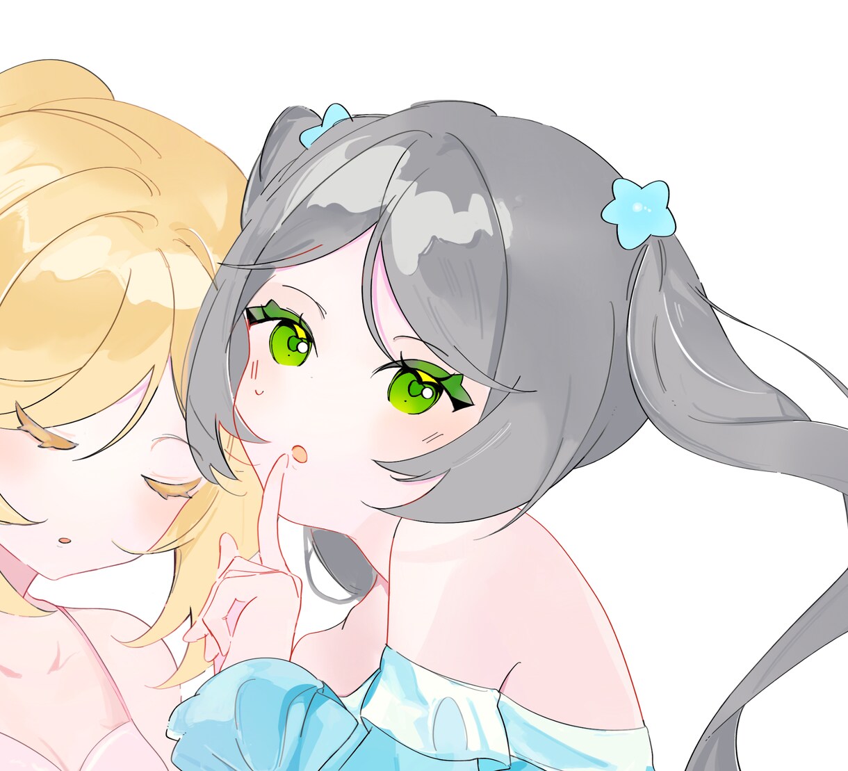 配信ゲーム絵、グッズ、歌ってみたなどお描きします 男性も女性も透明感＆ゆる可愛いアイコン、イラスト、描きます！ イメージ4