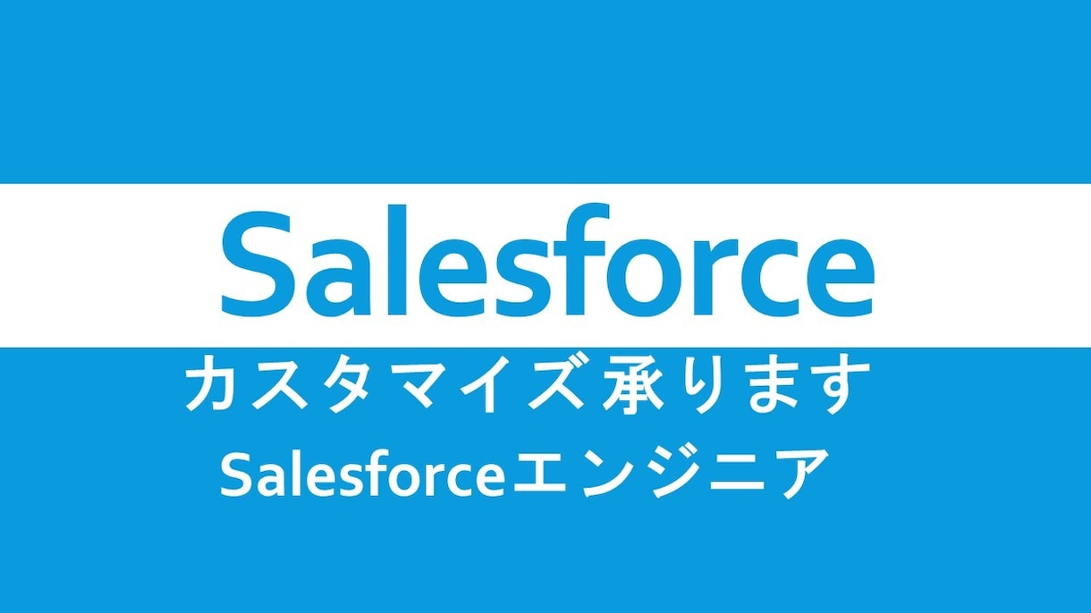 Salesforceのカスタマイズ承ります お見積りします（「見積り・カスタマイズ相談」ボタンより） イメージ1
