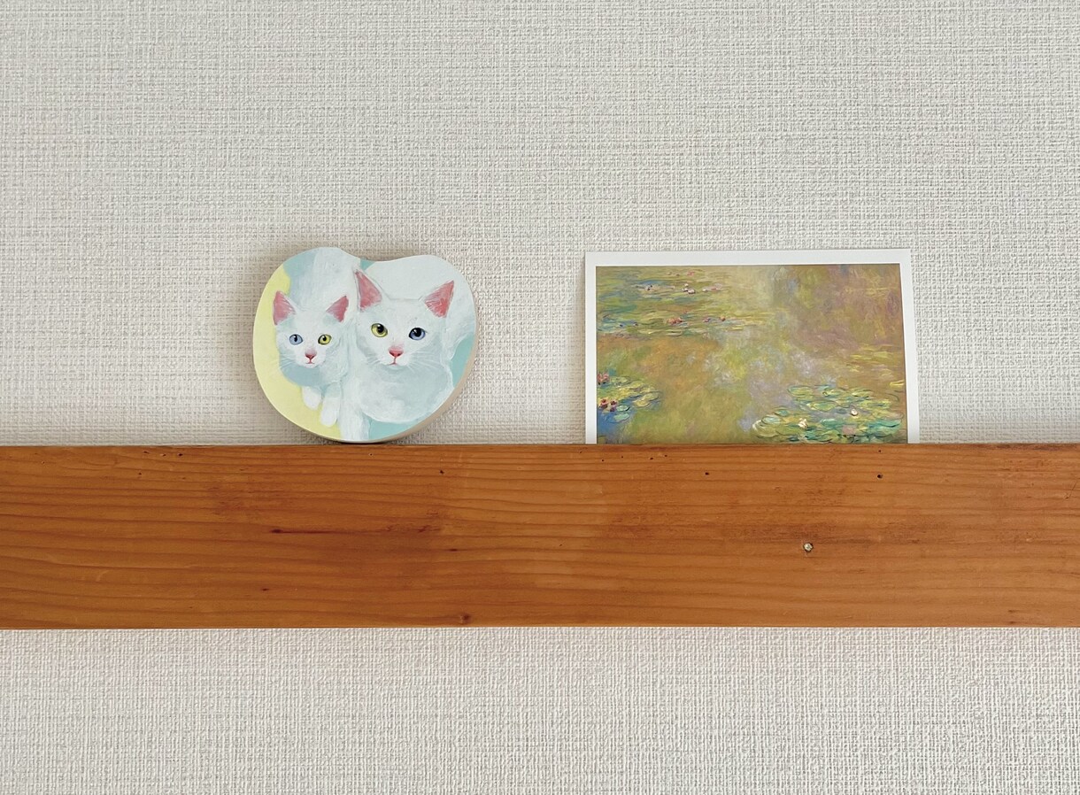 アクリル絵の具×木材でペットアートを作ります 木のぬくもり＊人と被らない自分だけのペットアート イメージ6