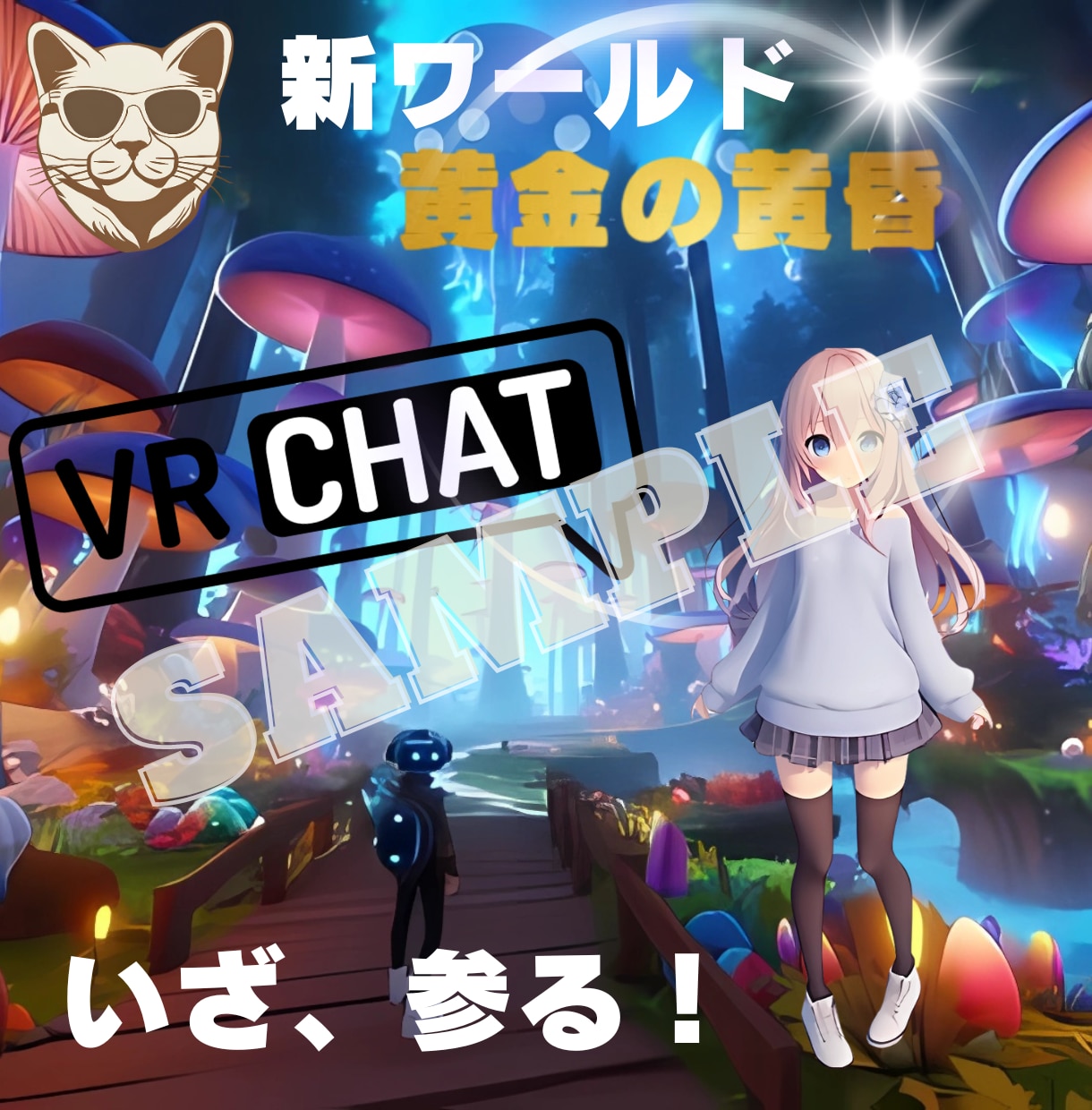 VRChat好き集合！あなたのメタバースを魅せます メタバースの扉を開くサムネイル、VRChatの世界へ！ イメージ5