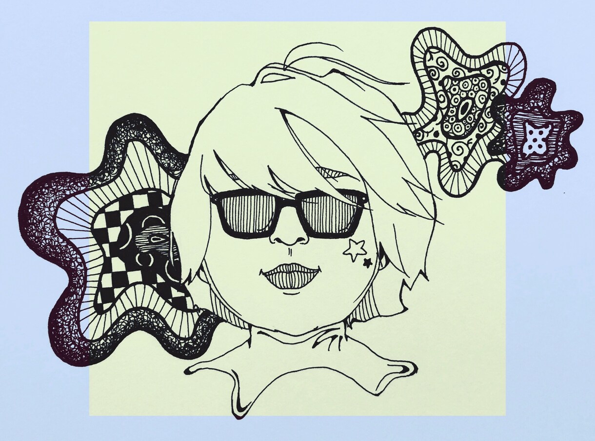 ちょっとシュールな似顔絵イラスト描きます Tシャツにするもよし、アイコンにするもよし、使い勝手抜群！ イメージ1