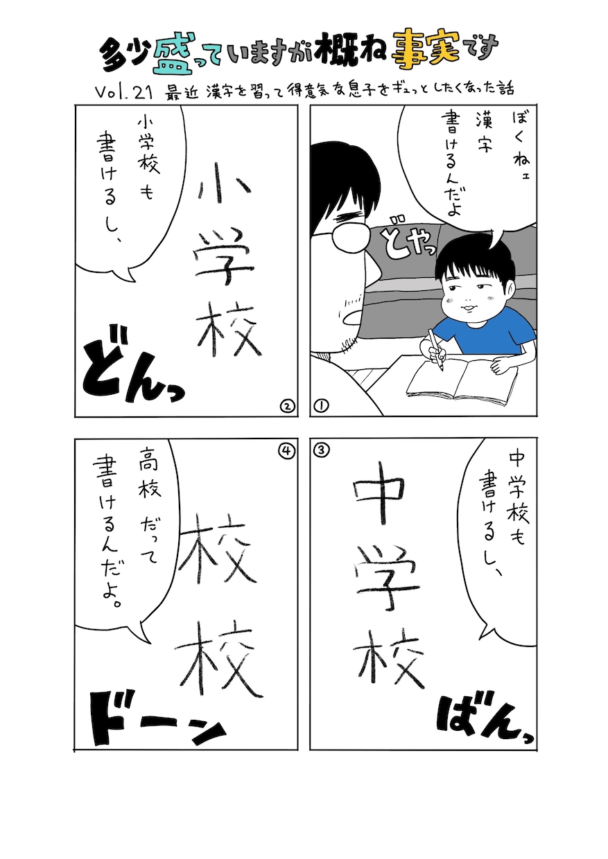 家族の日常を楽しい4コマ漫画にします なんでもない日常を漫画にして楽しく思い出に残します！ イメージ2