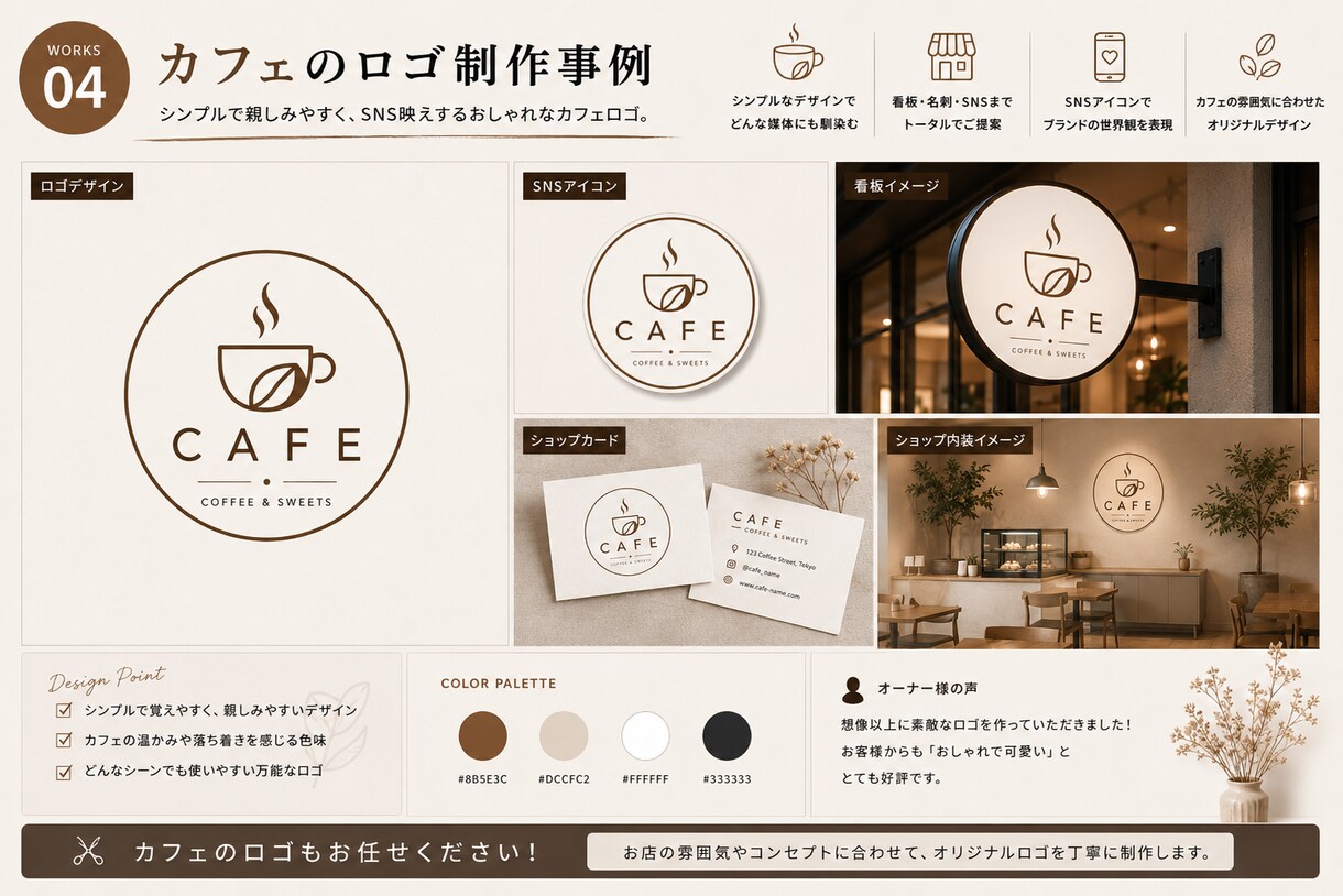 SNSで目を引くロゴ制作します ブランドの魅力を形にするオリジナルロゴ イメージ7