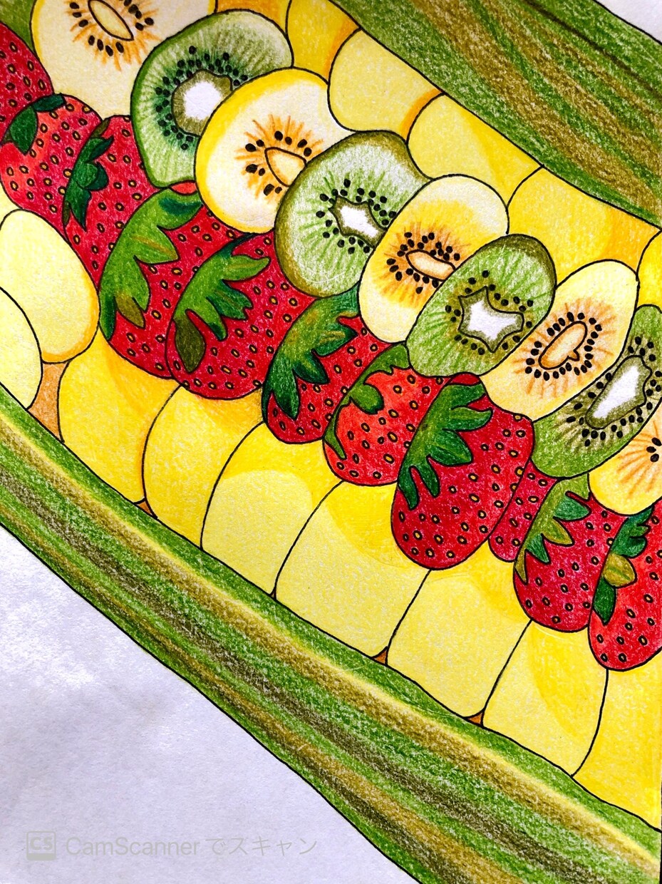色鉛筆を使って手書きのデザインを作成致します 植物、果物、野菜のデザインが得意です イメージ7