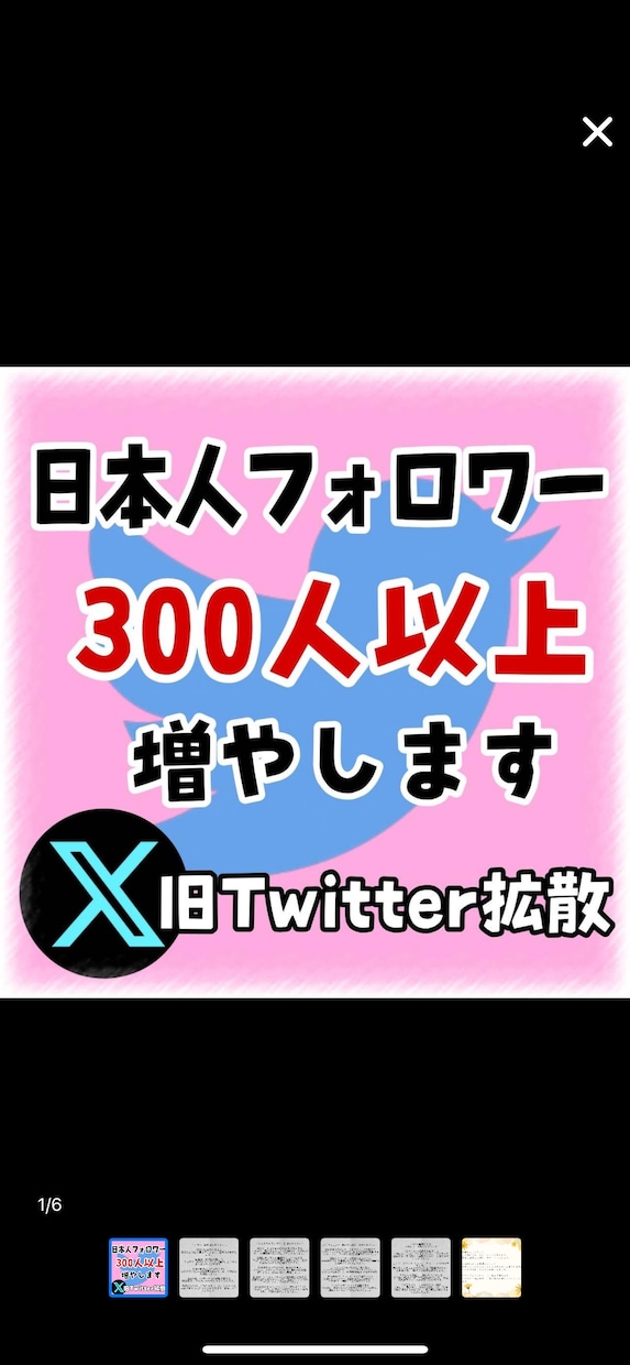 twitter日本人フォロワー300人〜増やします X・twitter 日本人アクティブフォロワーを増やします イメージ1