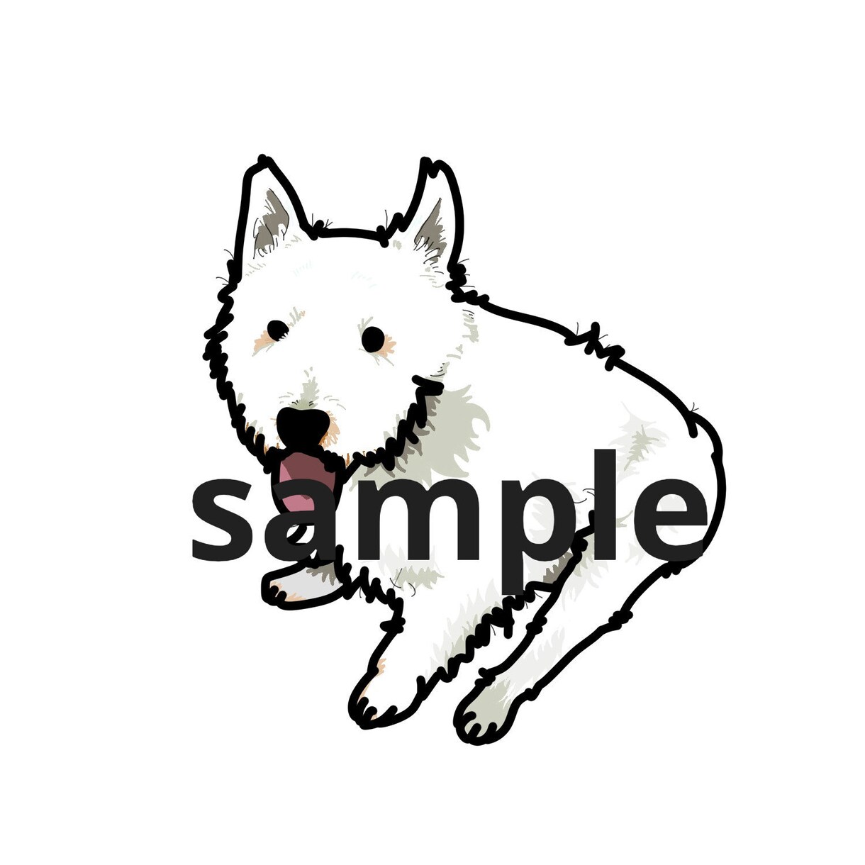 ペットのイラストを描きます お気に入りのお写真を元にペットのイラストを作成します。 イメージ3