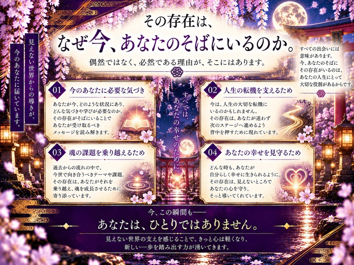 あなたを守る守護霊の正体を霊視します 姿・特徴・役割｜今あなたへ伝えたい言葉 イメージ4