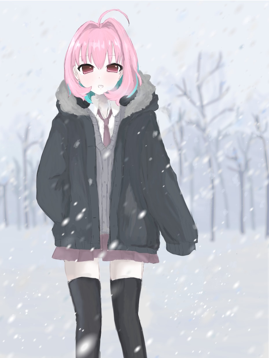 アイコン、一枚絵、、夢絵、立ち絵、などお描きします 可愛い女の子のイラストお描きします イメージ2