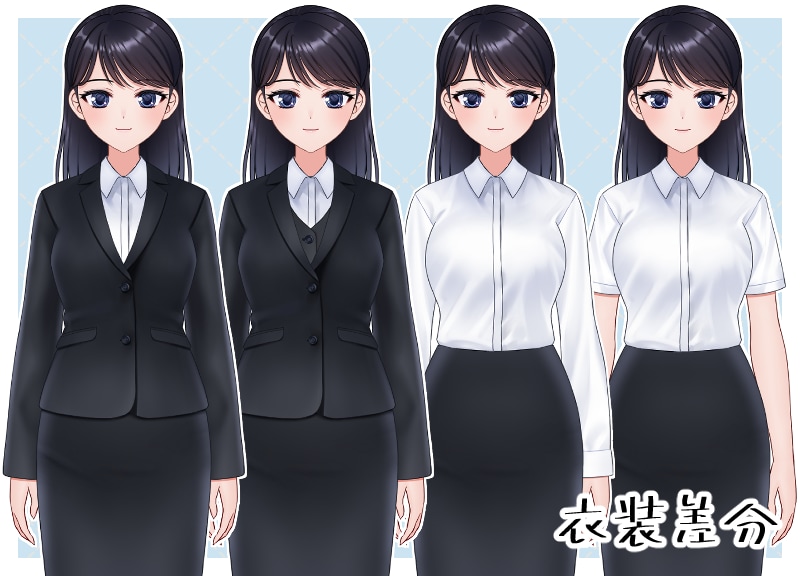 完成品のLive2D汎用モデルを販売します できる！おねえさん【Live2D汎用モデル】【VTS対応】 イメージ6