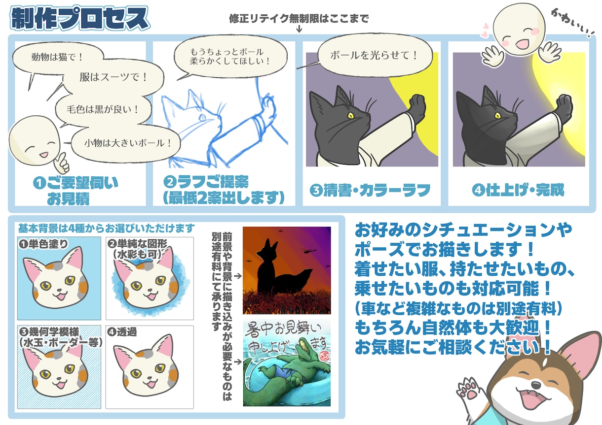目を引く動物イラストをご提案・ご提供します 動物の特徴や個性を損なわずこだわりを持って魅力的に描きます！ イメージ2