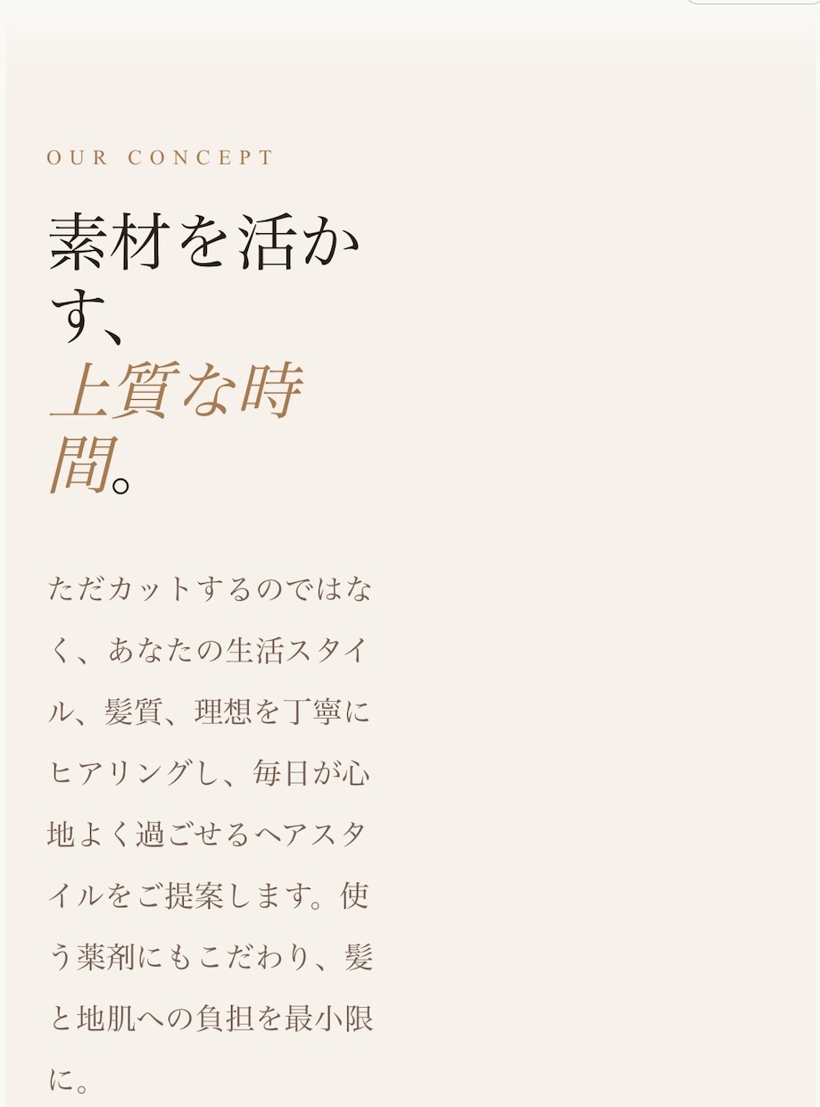 スマホ対応のおしゃれなホームページを制作します •	スマホ対応・最短1日で納品可能 イメージ2