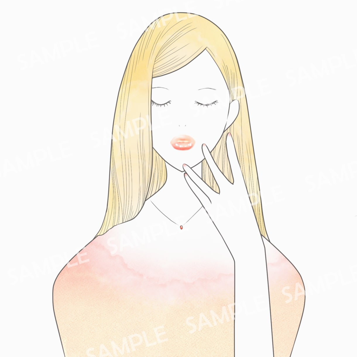 イラスト多数/完成品のイラスト素材を販売しています シンプル・おしゃれ・ビューティー・オフィス向けにも イメージ8