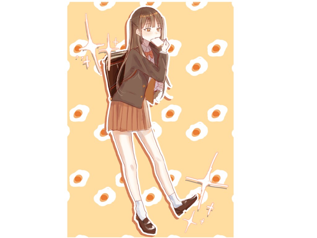 ワンホン風♡可愛い女の子のアイコンかきます Y2K/ワンホン/推し活のおんなのこを描きます イメージ3