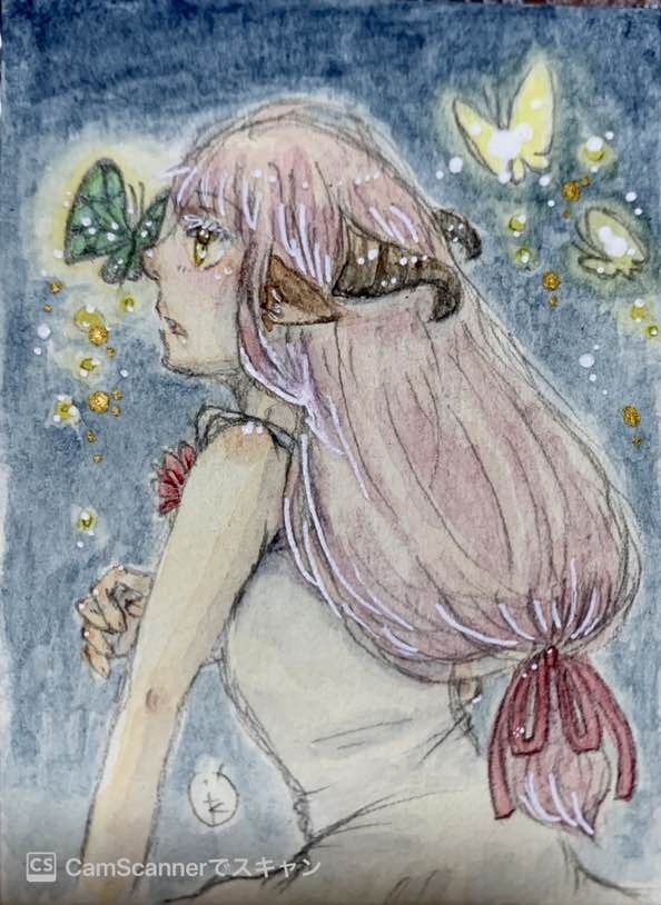 透明水彩で手描きのイラスト作成します SNSアイコン、MV、書籍の表紙や挿絵などに イメージ6
