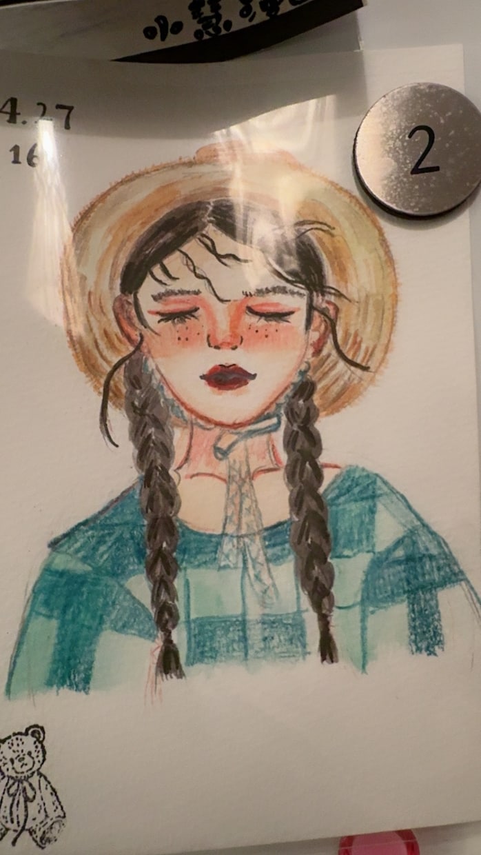 はがきサイズの中国風似顔絵をします 送料無料であなたっぽいはがきを描きます イメージ2