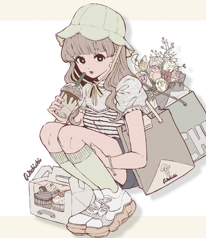 お洒落なSNSの個人使用や小説等の挿絵を制作します 動画やSNSのアイコンイラストに！ イメージ4