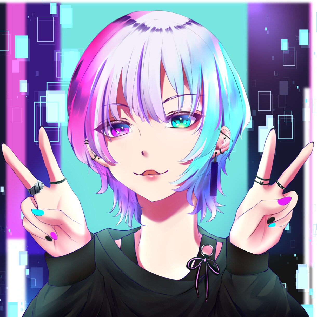 ご希望のアイコン制作します 女の子、イケメンな男性キャラも描けます！スイーツも得意です！ イメージ9